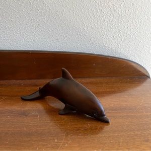 wooden dolphin